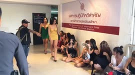 Fifty transsexual prostitutes taken to police station in crime crackdown