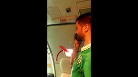 Our Lovely Irish passengers and Ryanair in support of the Boys in Green