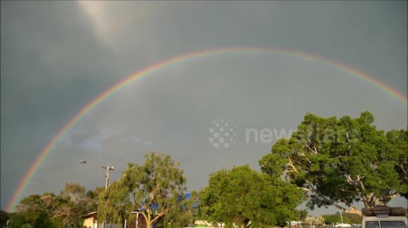 Double Rainbow in Noosa Sunshine Coast Australia 5 Dec 2017