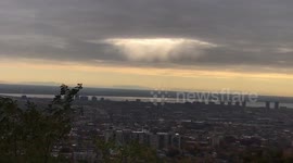 Mysterious 'hole' appears over Quebec skies
