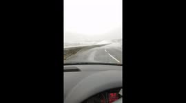 High tide batters coast as Storm Carolina hits Orkney