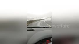 Newsflare Edit - High tide batters coast as Storm Carolina hits Orkney