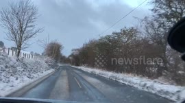 Wales gets first heavy snowfall of winter