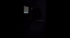 Scary flight in terrible weather