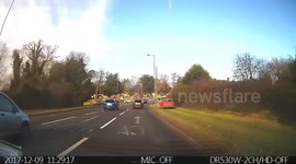 Yeah that really is Santa standing on a shed roof