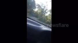 My 13 years old driving in car park.