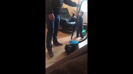 Never ask a man to do the hoovering