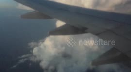 Lightning Under My Plane, Flyng Through a Hurricane!