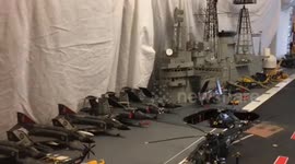 An impressive scale model of HMS Ark Royal has been completed after a 25 year labour of love