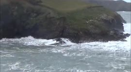 Port Isaac Ravaged by storm