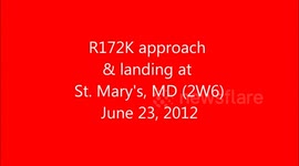 R172K arrival at St. Mary's Airport, MD