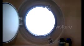Huge Waves From My Porthole! Part 3