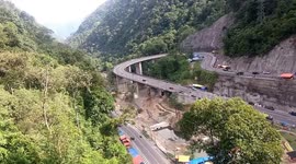 amazing ..... Overpass bridge nine west sumatera province