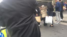 Police bring down Glasgow Santa