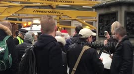 Police bring down Glasgow Santa