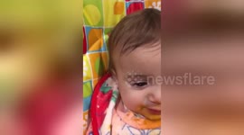 Newsflare Edit - Dinner time with Daddy...