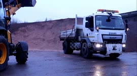 Loading Grit Trucks In Leeds