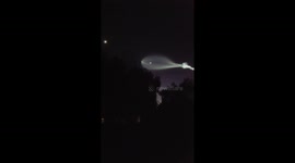SpaceX rocket launch seen from Los Angeles County
