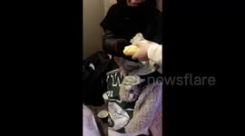 Giving out blankets and warm clothes to the homeless nyc