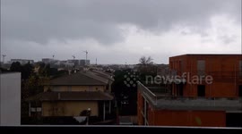 Tempête Bruno de passage en France / Bruno storm passing through in France Décember 27th 2017