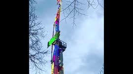 Insane ride at winter wonderland New Year’s Eve
