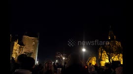 New Year Hogmanay Celebrations in Dornoch Scotland UK