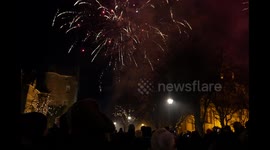 New Year Hogmanay Celebrations in Dornoch Scotland UK