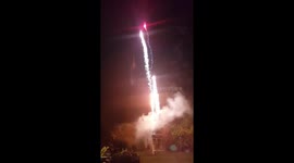 Aldershot man lets off insane firework in back garden for new year