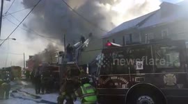 Working Building Fire Gilberton