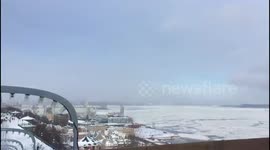 Sledging fun in downtown Ottawa