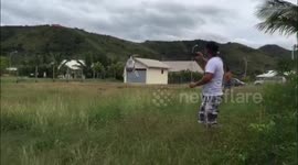 Helicopter crash in water