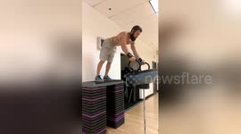 Newsflare Edit - Bosu ball  slip