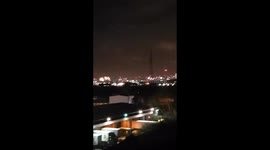 New years eve fireworks light up London skyline