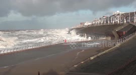 storm eleanor hits blackpoll