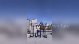 Newsflare Edit - Extreme shopping cart fitness