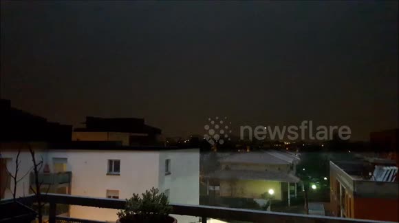 Orage du 7 janvier 17h40 / Thunder storm january 7 at 5h40 PM