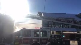 Building fire Gilberton, Pennsylvania