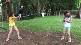 Girls Get Crazy With Silly String