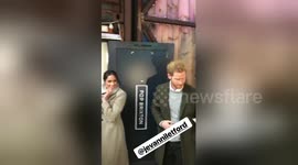 Cheeky DJ slips Prince Harry his business card in bid for wedding gig