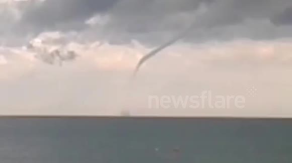 Water spout at Selsey, Chichester