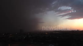 Monsoon - July 3rd 2014 - daylight turns to darkness