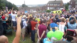 Tour de France 2014 Stage 2 Cote de Jenkin Rd Sheffield - Peloton