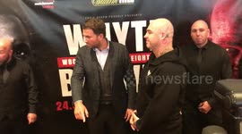 Heavyweight beef! Dillian Whyte and Lucas Browne square off