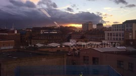 Beautiful timelapse of sunset in Central London