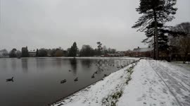 Snowy Time Lapse From Beautiful Lichfield
