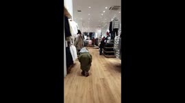 My nephew Sam does his best Yoda goes shopping impression!