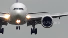 Boeing 777 makes safe landing at Amsterdam airport after bird strike