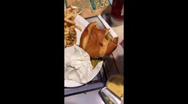 When eating at hooters goes wrong