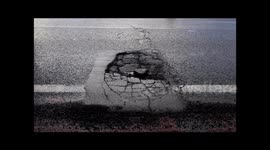 Large Pothole Appears On Leeds Road