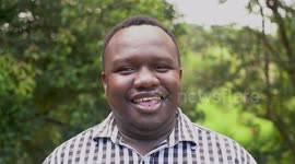 African Man Demonstrates Clicking Language